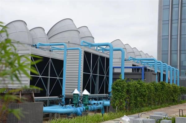圓形玻璃鋼冷卻塔的工作過程,湖北圓形玻璃鋼冷卻塔